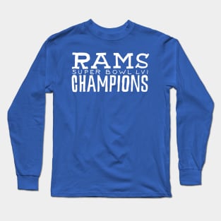 Los Angeles Raaaams 24 champions Long Sleeve T-Shirt